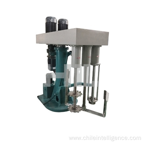 Hydraulic lifting multi functional mixer for cosmetics