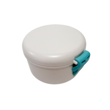 Leak Proof Retainer Cleaner Case, Denture Cups for Soaking Dentures, Denture Travel Case
