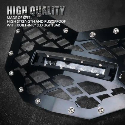 N2 Can-am Aluminum Alloy LED Grille with 8 Inch Cree-LED Light Bar for Can-am Maverick X3