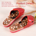Natural Pebble Foot Massage Shoes Acupuncture Point Cobble Therapy Massage Slippers Health Sandals Feet Elderly Care Shoes