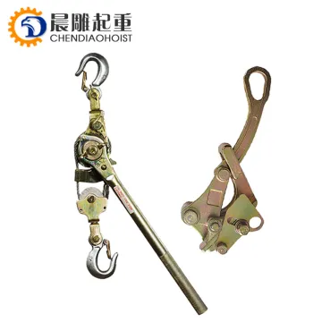 Hand Puller and Manual Ratchet Wire Rope Tightener Tools - 4T Winch Hand Winch Puller Cable Wire Rope
