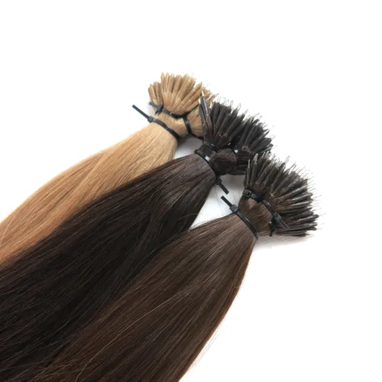 STOCK Wholesale Russian Cuticle Aligned Double Drawn Keratin Nano Bead Ring Hair Extension