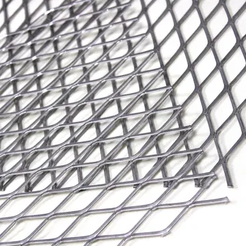 Expanded sheet metal mesh panels