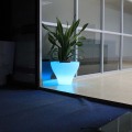 Wholesale Decoration Home Plastic Garden Led Flower Pots