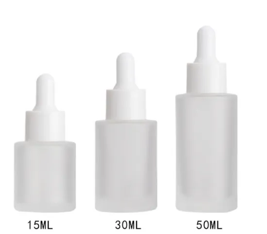 5ml 10ml Essential oil clear blue dropper bottle