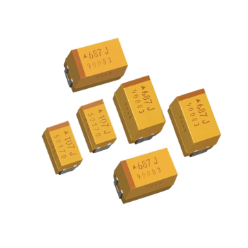 SMD Tantalum Capacitors Lorida 2.5V-470UF to 100UF, Various Voltages and Capacitances