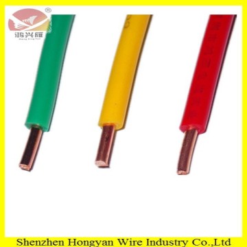 pvc insulation BV wire white copper