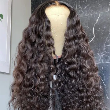 Cheap Loose Deep Wave Human Hair Wigs Full Hd Lace Frontal Wig Raw Brazilian Virgin Transparent Lace Front Wig For Black Women