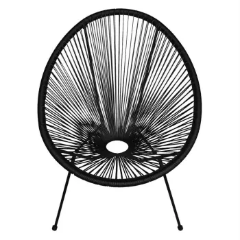 Wholesale Modern North American Style Egg-Shaped PE Rattan Outdoor Sofas and Chairs for Villa, Apartment, and Hotel Furniture