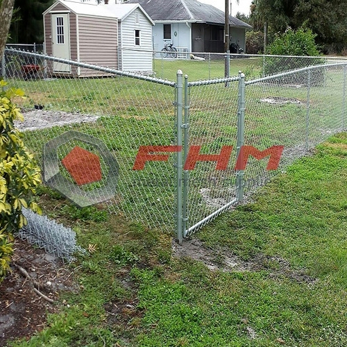 9gauge Galvanized Steel Chain Link Fabric, High Quality 9gauge