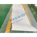 Fluoroplastic fabric-backed lining sheet