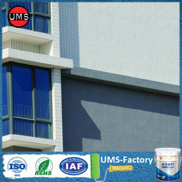 Waterproof coating exterior walls