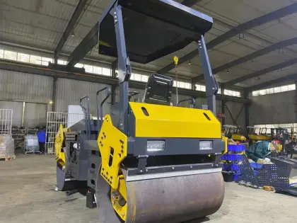 Double drum road roller 3tons xcmg vibratory roller
