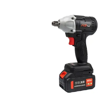 Industrial Rechargeable Electric Impact Wrench with 1/2 Inch Maximum Torque
