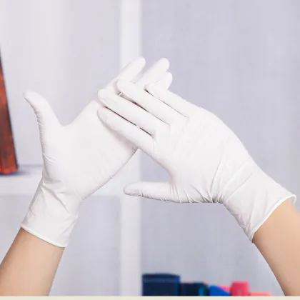 CE FDA latex gloves disposable, examination latex gloves