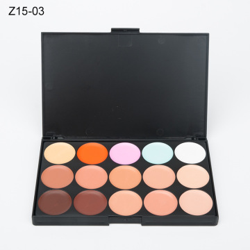 Wholesale Private Label 15 Color Bronzer Concealer Palette - No Logo