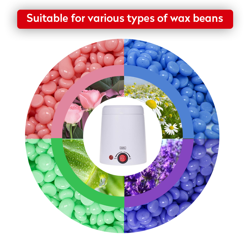 Hot Wax Heater Hair Removal Machine Waxing cera depilatori Epilator Electric Wax-melt heater Paraffin Pot Warmer Easy For Use