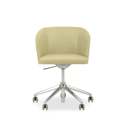 Eton Leather Swivel Chair