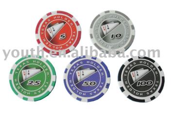 11.5g/13.5g Texas Holdem Ace Casino Chips