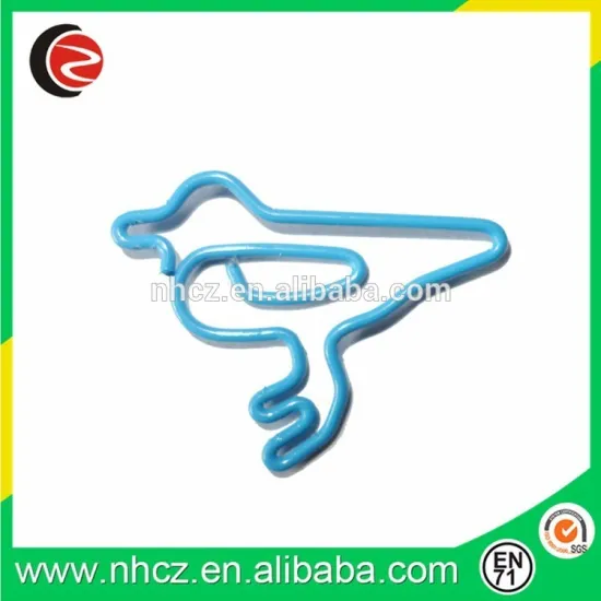 Bird shaped unique paper clips