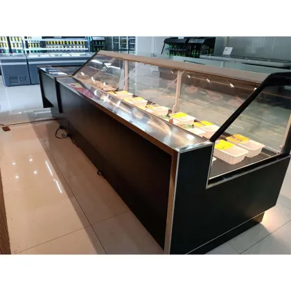 Meat Chiller and Fresh Meat Showcase for Meat Counter