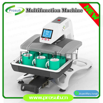 2015 newest multifunction 3d sublimation machine of ST-420 for phone case, mugs, T-shirt