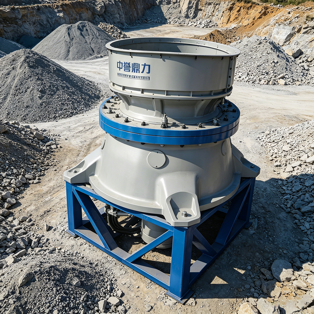 Durable mining cone crusher