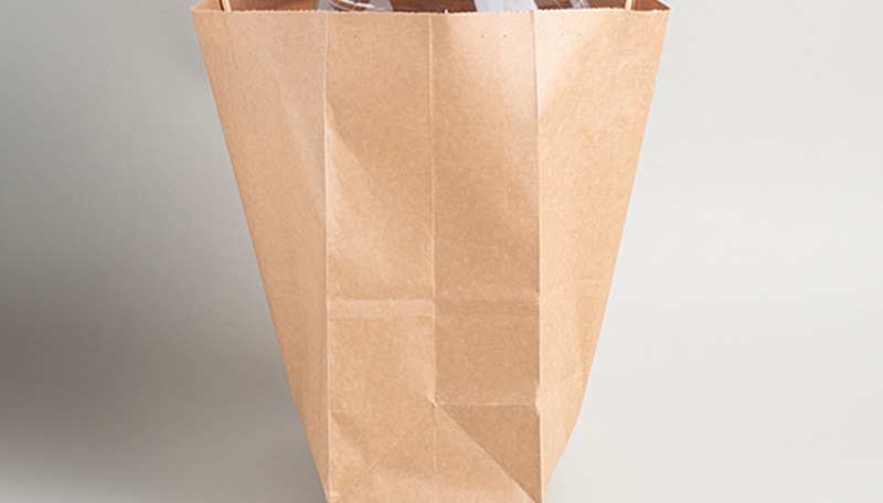 kraft paper bag for clothing packing