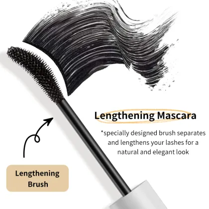 Waterproof Quick Dry Black Mascara Brush Setting Eyelash Curling Thick Mascara NO Logo Custom Private Label Mascara