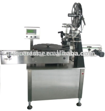 Rotary Automatic Cap Top Labeling Machine