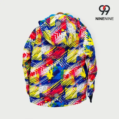 Kids` Bold Graffiti Arrow Ski Jacket