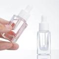 10 ml quadratische Serum ätherische Öl Glas Droper Flasche