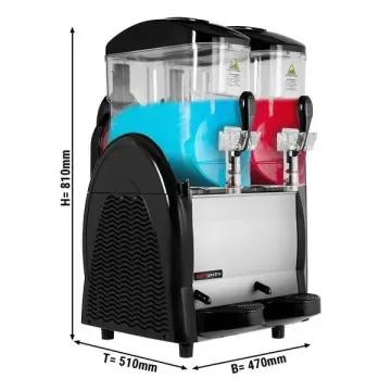 High Quality Low Price Slush Machine with 2 Tanks for Beverage Shop