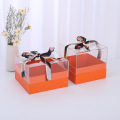 Clear Lid Candle Jar Box Packaging