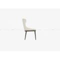 Modern style wood leather dining chair