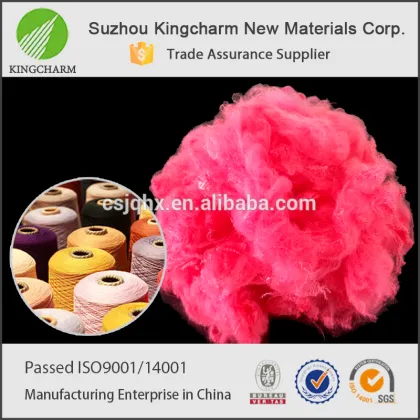 pet bottles recycle polyester staple fiber