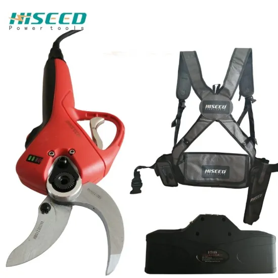 HISEED Electric Scissors Battery Tree Pruner Grape Pruning Shears