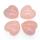 40X40X20MM Natural Rose Quartz Heart for women Chakra healing Jewelry without hole