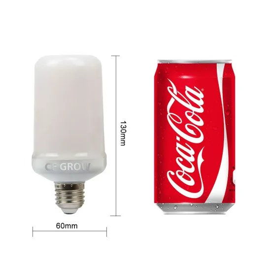 Dynamic Flame Effect E27 E26 LED Corn Bulb Lamps 85V-265V 2 Modes Emulation Fire Burning Flicker light