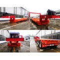 Lowboy مقطورة انفصال Gooseneck Lowboy مقطورة