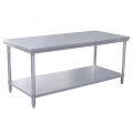 Stainless steel dining table