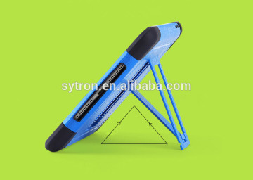 Shatterproof protective silicone rubber phone case for ipad mini4 with stand