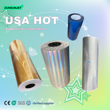 UV DTF Film for A3 Digital Printing - Metallic Gold Foil & Glitter Transfer Film