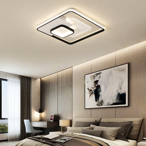 LEDER White Decorative Flush Ceiling Lamp