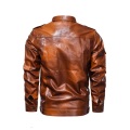 Men's PU Leather Trucker Jackets High Quality