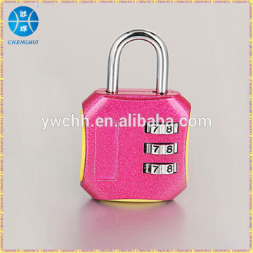 Luggage combination padlock 3 digital code lock