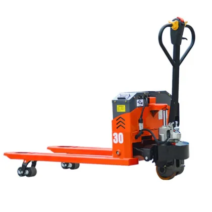 Semi Electric Pallet Jack 2000kg - 3 Ton Pallet Jack Trolley