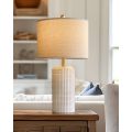 Ceramic Table Lamp with Linen Shade