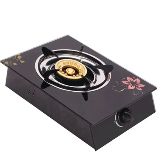 Cheapest Tempered Glass Panel Auto Ignition 1 Burner Gas Stove