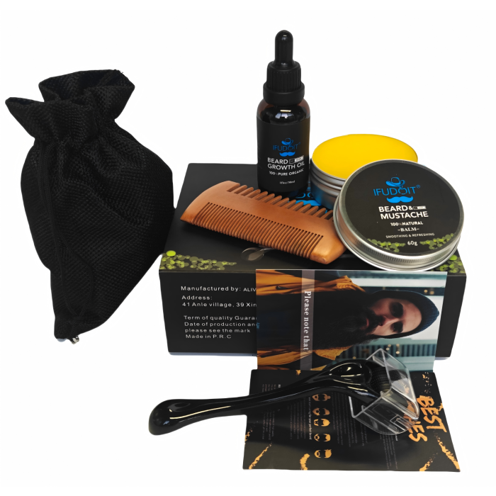 Conjunto de crecimiento de barba de 5 piezas